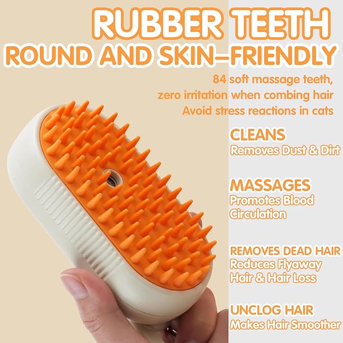 3-in-1 Cloud Care Grooming Brush