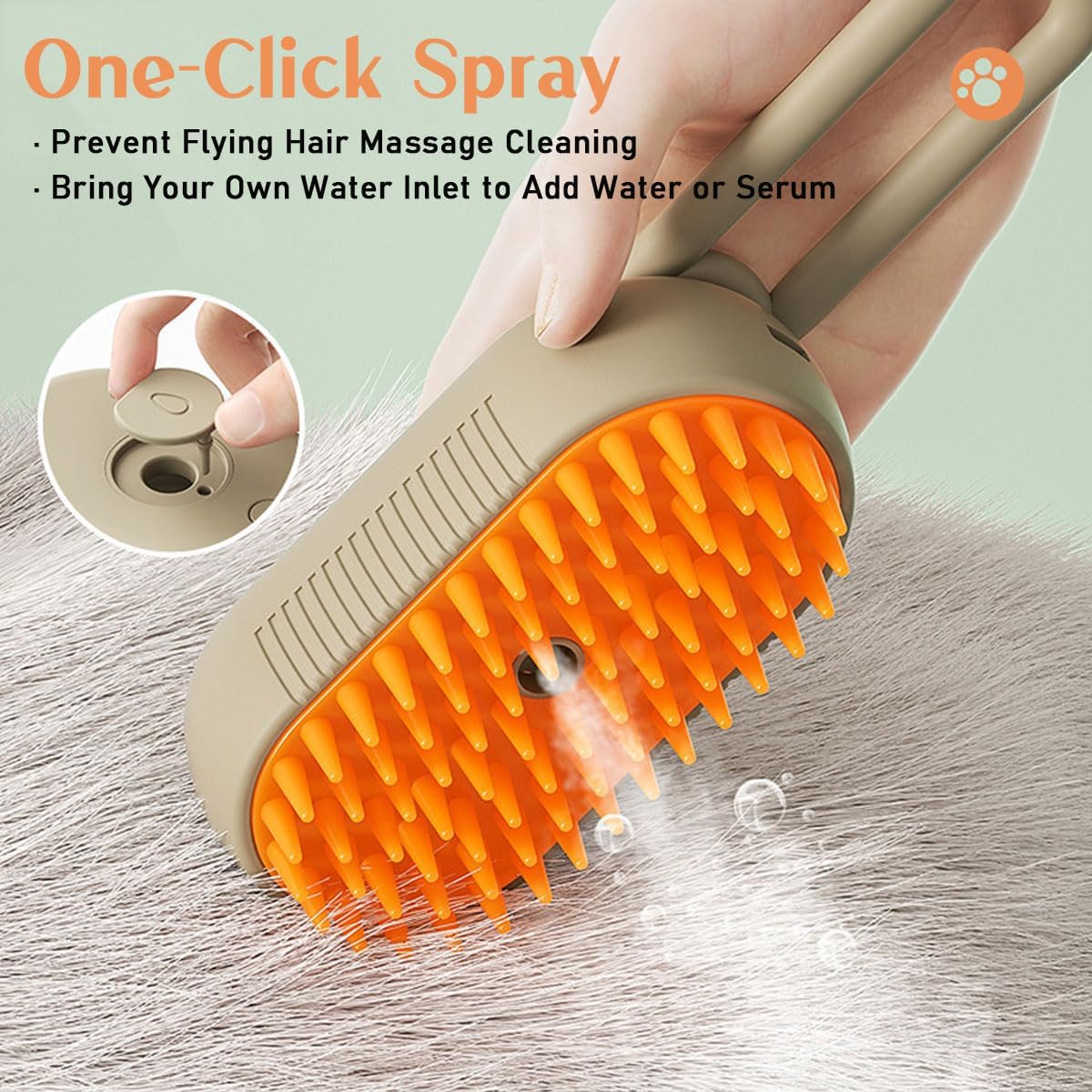 3-in-1 Cloud Care Grooming Brush